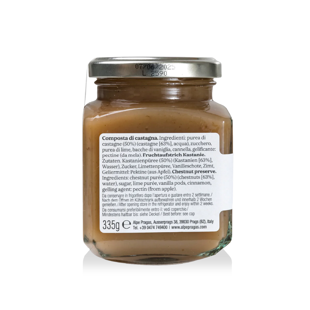 Composta di frutta Castagna 335g - Alpe Pragas