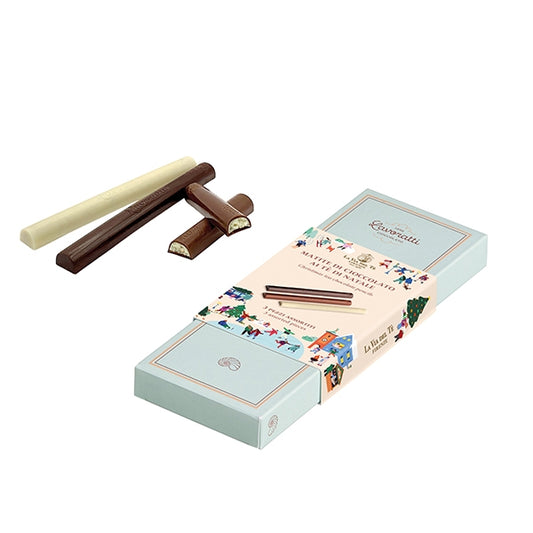 Matite di cioccolato al tè di Natale